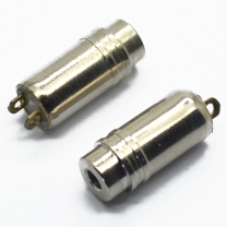 2.5mm mono 2 poles 6.0D 18L 2518 nickel plated female Audio Headphone Jack