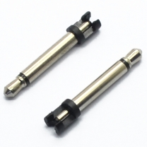 2.5 mm mono no tray 21L nickel plated black plastic earphone plug