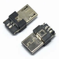 micro usb 5 pin male Rectangular plug