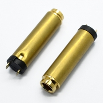 6.3 mm gold plated microphone jack