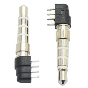 3.5 mm 4 poles 4 pin 4.5D 26.1L pcb AUDIO  plug