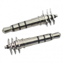 3.5 mm 4 poles 4.5D 26.7L nickel plated pcb plug