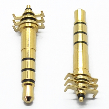 3.5 mm 4 poles 3.8-4.7D 27L gold plated pcb plug