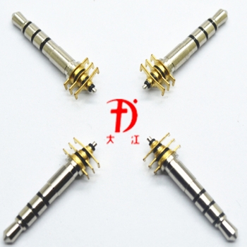 3.5 mm 4 poles 3 pin 27L pcb plug  