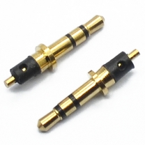 2.5 mm stereo 4.5D 19.7L gold plated headphone plug