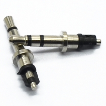 2.5mm Stereo 3 Poles 21.5L Male Audio Headphone Plug Connector