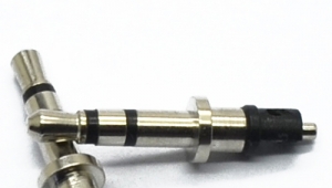 2.5mm Stereo 3 Poles 21.5L Male Audio Headphone Plug Connector