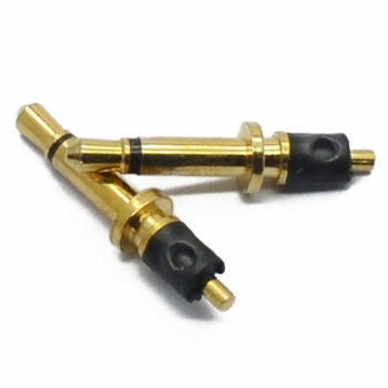  2.5 mm mono 4.5D 19.7L gold plated earphone plug