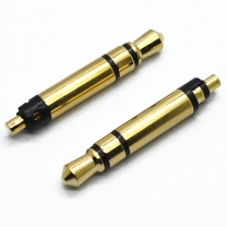 3.5 mm stereo no tray 23L gold & nickel plated headphone plug