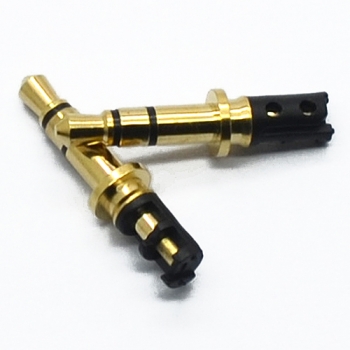 3.5mm stereo 6.0 Tray 24.5L Male Audio Plug Jack Connector Gold Plated 