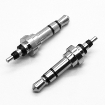 3.5 mm stereo 6.0 & 5.0 double tray 26L nickel plated headphone plug