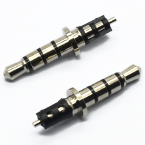 3.5 mm 4 poles 6.0 tray 24.5L gold & nickel plated headphone plug