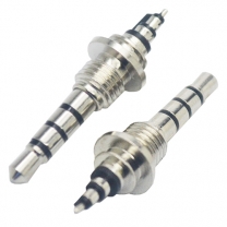 3.5mm 4 poles 8.7 tray 30.5L screw-threaded headphone plug
