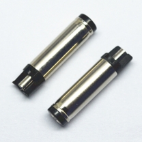 5.5mm*2.5mm 5525 22.5L nickel plated black plastic male Audio DC power Plug 