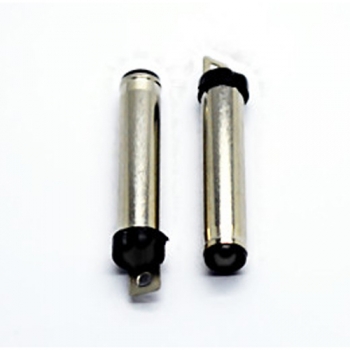 3.5*1.1mm 3511 19.8L tube nickel plated black plastic male TV DC Power Jack Plug