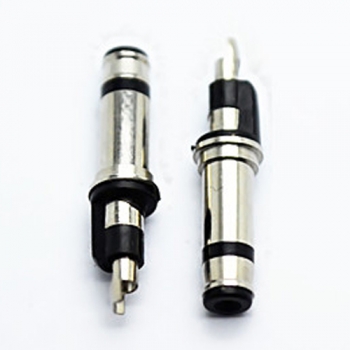 3.5*1.1mm 3511 17.5L 3 pole dc power jack tv plug connector wholesale