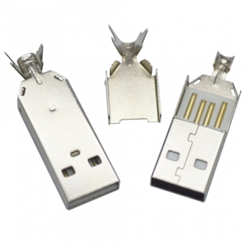 2.0 harpoon type usb male plug adapter connector 