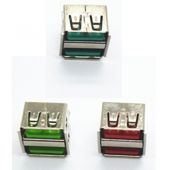 Double female USB 2.0 connector