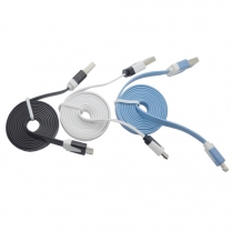 Flat noodle Micro usb data charger cable
