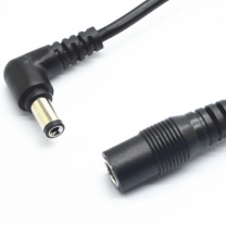 5.5MM Right angle  male and female DC plug Power cable