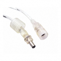 5.5*2.1mm 5521 Male and female Waterproof DC Power Cable  transparent plastic