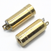 3.5mm stereo 3poles 8.0D 22.5L gold plated female Audio Jack