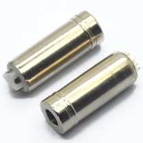 3.5mm trrs 4poles 6.0D 20L plated black plastic female Audio Jack