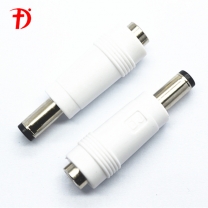 4.7*5.17mm 47517 male to 5.5*2.1mm 5521 white female power adapter