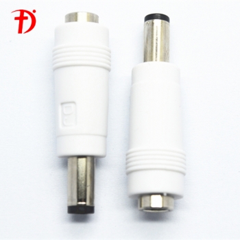4.7*5.17mm 47517 male to 5.5*2.1mm 5521 white female power adapter (2)