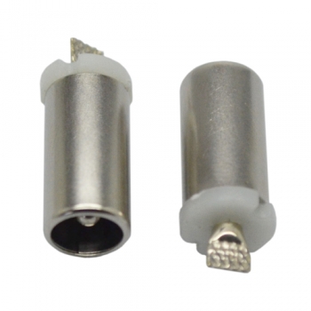 5.5*2.1 mm 5521 7.0D 19L nickel flat metal tube female dc jack connector socket 
