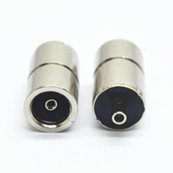 5.5*1.0mm 5010 8.0D 17.5L nickel plated female dc jack connector socket 