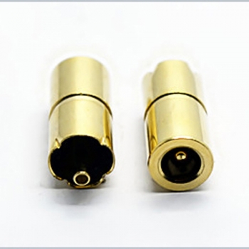 2.5mm*0.75mm 25075 6.0D 17L gold plated dc tv jack connector socket 