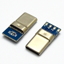 Type c male tube connector 