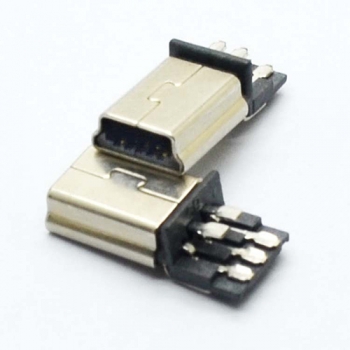 micro usb 5 pin male plug connector 