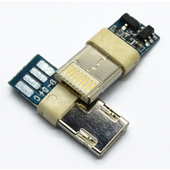 usb & micro v8 plug connector