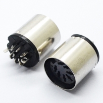 8 pin big din male dc power computer plug