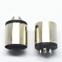 4 pin mini din female dc power computer plug 