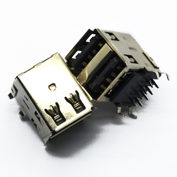 charging port double usb female socket