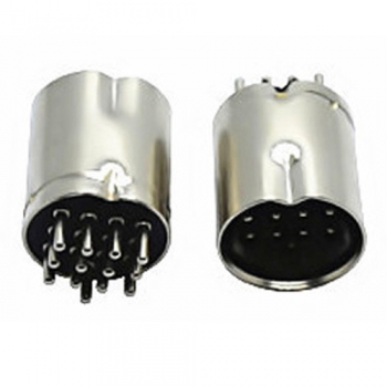 13 pin big din male dc power computer plug