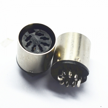 7 pin mini din female dc power computer plug