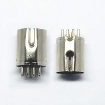 13 pin mini din female dc power computer plug