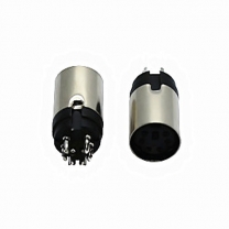 6 pin mini din female dc power computer plug