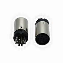 9 pin mini din female dc power computer plug