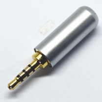 2.5mm trrs 4 poles with housing assembly type Audio Headphone Plug