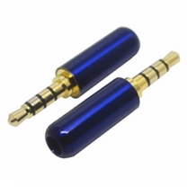 3.5mm trrs 4 poles with housing assembly type Audio Headphone Plug