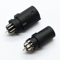 9 pin male and female dc power plug jack connector