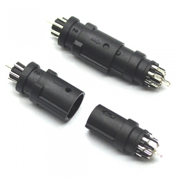 8 pin male and female dc power plug jack connector
