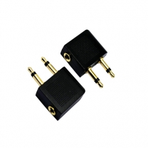 3.5 mm male to 3 mm female mono audio adapter plug jack