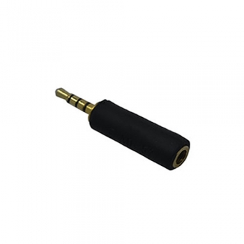 2.5 mm male to 3.0 mm female 4 poles audio adapter plug