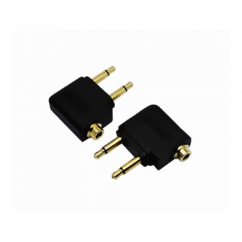 3.5 mm male to 3.5 mm female mono audio adapter plug jack